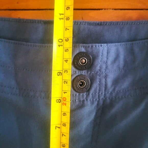 Prana Alana Women's Capri Knicker Hiking Pants Deep Blue Size 12 - Picture 3 of 14